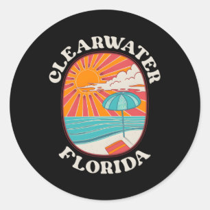 Clearwater Florida Fl Runt Klistermärke