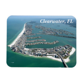Clearwater Florida från ovan magnet