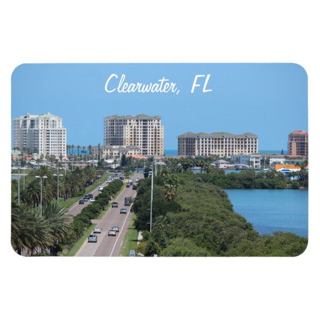 Clearwater Florida magnet (Horisontell)