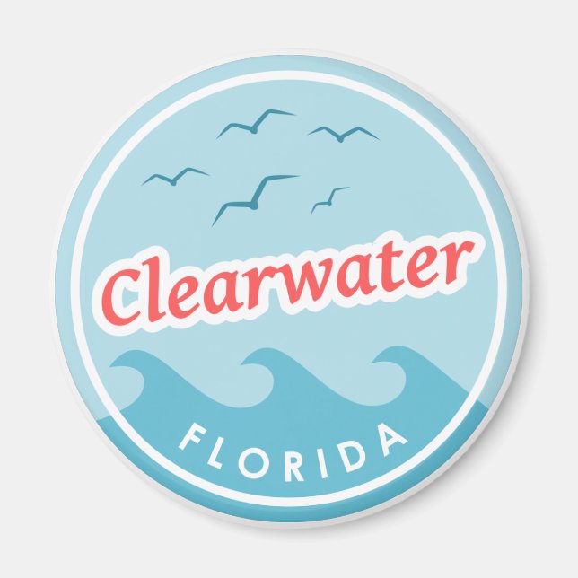 Clearwater Florida Magnet (Framsidan)