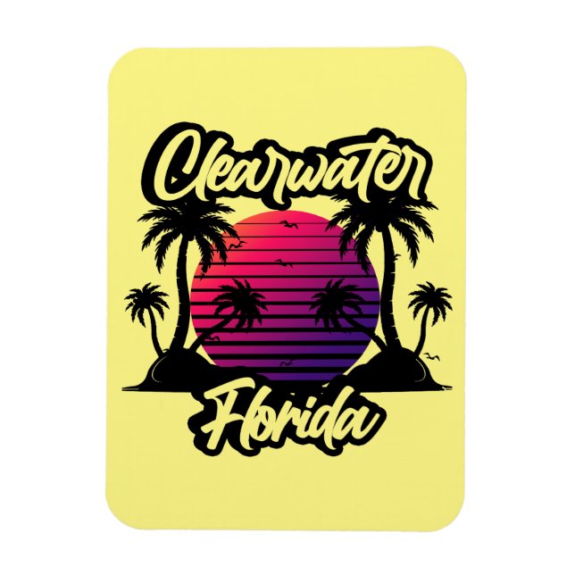 Clearwater Florida Magnet (Vertikal)