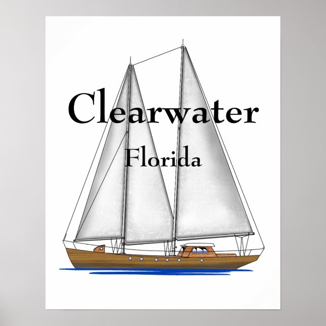 Clearwater Florida Poster (Framsidan)