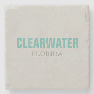 Clearwater Florida Strandsten Coaster Stenunderlägg