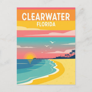 Clearwater Florida Travel Vykort
