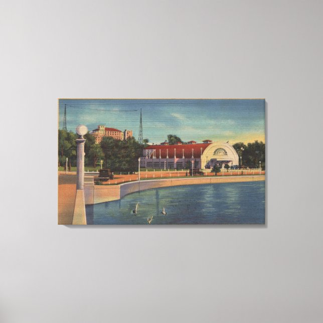 Clearwater, Florida - View of Municipal Canvastryck (Framsida)