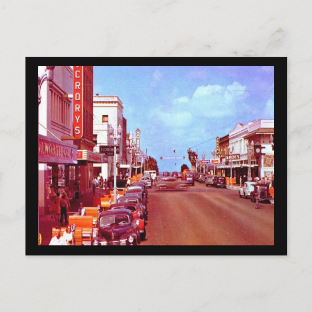 Clearwater, Florida Vintage Vykort (Framsida)