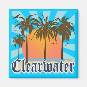 Clearwater strand Florida FLA Magnet