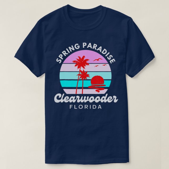 Clearwooder Florida Funny Philadelphia Slang Sprin T Shirt (Design framsida)