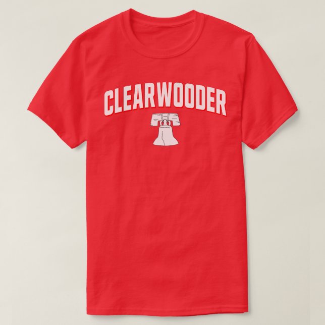 Clearwooder Philly Funny Baseball Clearwater FL S T Shirt (Design framsida)