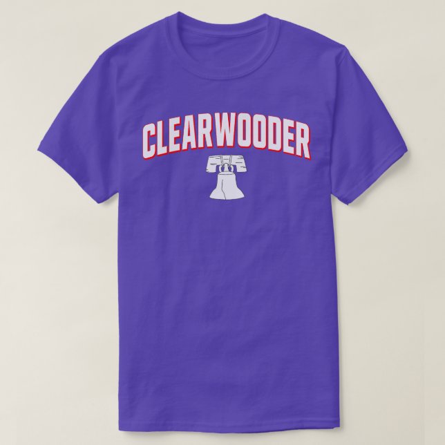Clearwooder Philly Funny Baseball Clearwater FL S T Shirt (Design framsida)