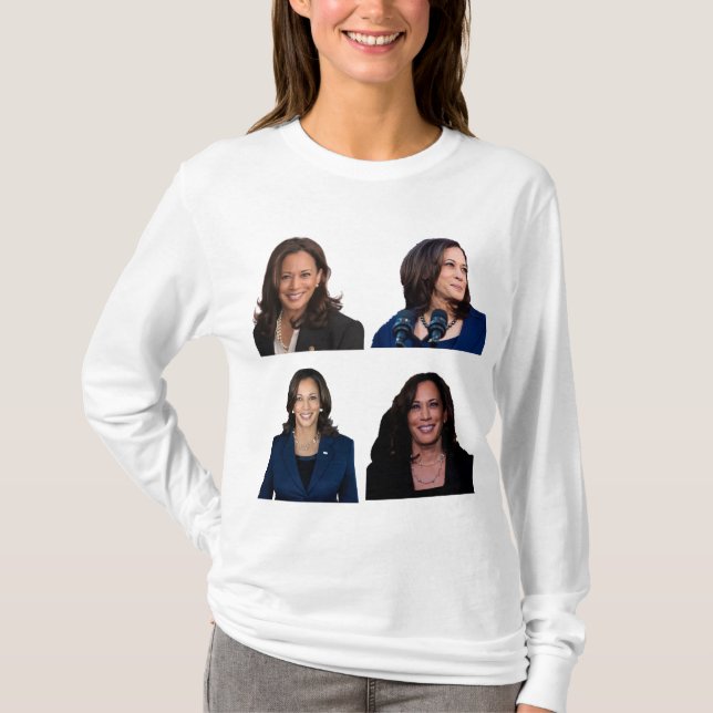 CLEBRAT OCH OMRÖSTNING FÖR KAMALA HARRIS T SHIRT (Framsida)