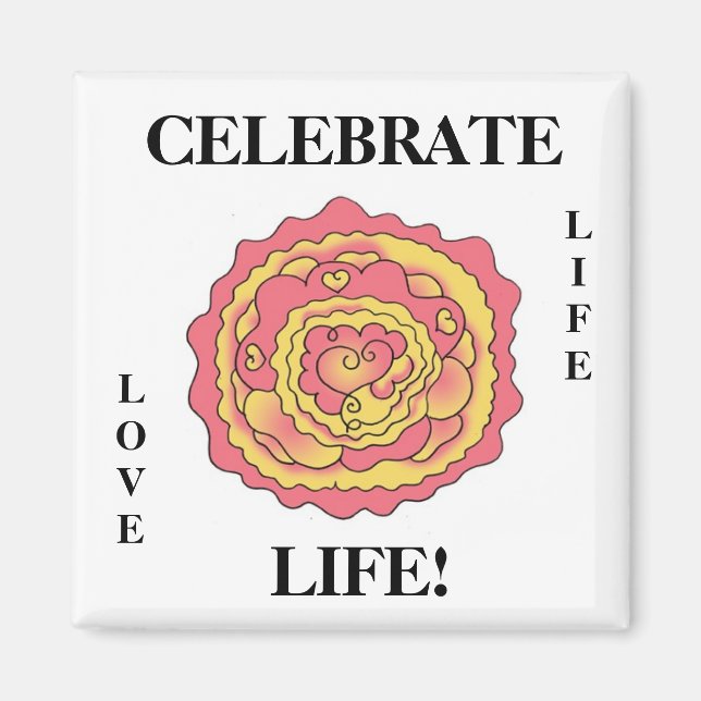 CLEBRATE LIV! Magnet by April McCallum (Framsidan)
