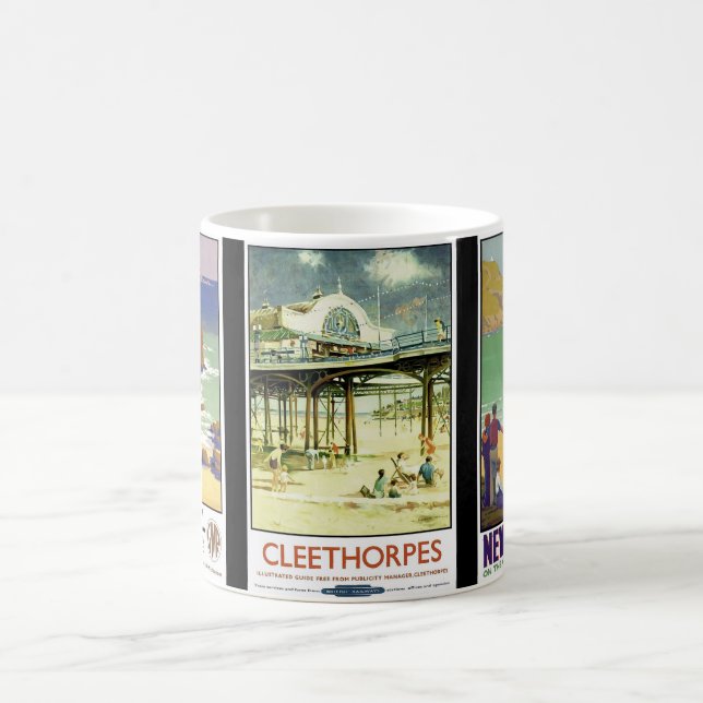 Cleethorpes Newquay och Cornwall Kaffemugg (Center)