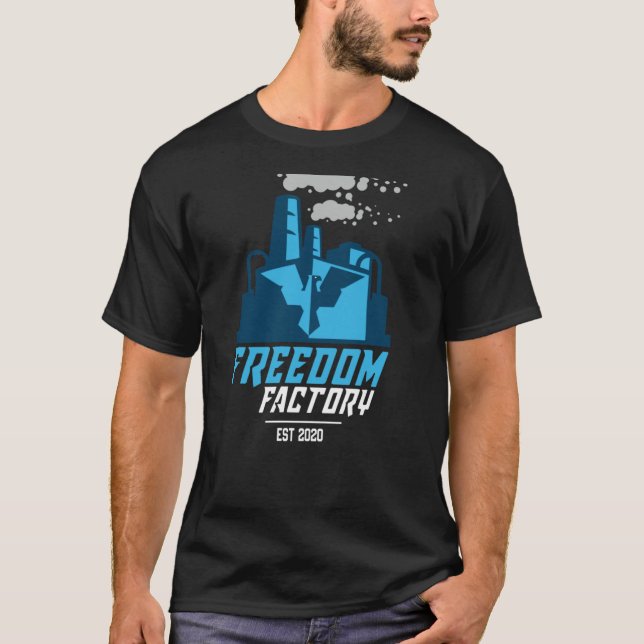 Cleetus McFarland Merch Freedom Factory T Shirt (Framsida)