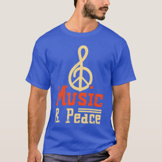 Clef Lugn Ljud Sång 2020 Musical and Peace Musical T Shirt