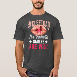 Cleft Palate Lip Pappa Smile Strong Awareness T Shirt