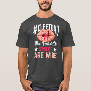 Cleft Palate Lip Pappa Smile Strong Awareness T Shirt