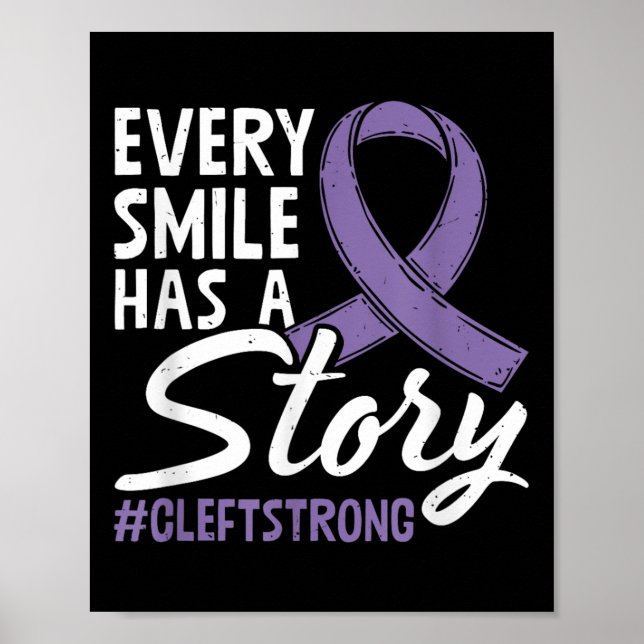 Cleft Strong Cleft Warrior Cleft Craniofacial Awar Poster (Framsidan)