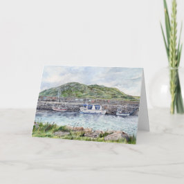Cleggan Harbour, Connemara, Galway Helgkort