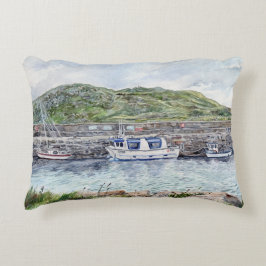 Cleggan Harbour, Connemara, Irland Kuddens design Prydnadskudde