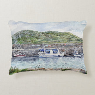 Cleggan Harbour, Connemara, Irland Kuddens design Prydnadskudde