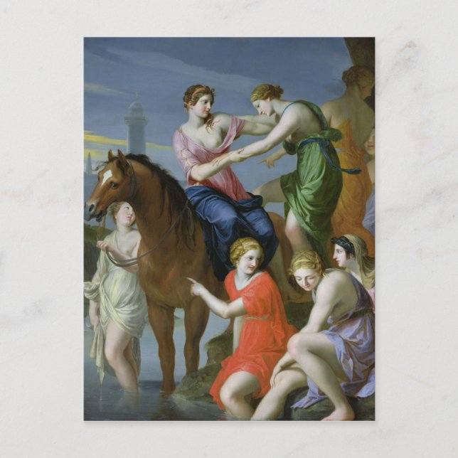 Clelia Crossing the Tiber Vykort (Framsida)