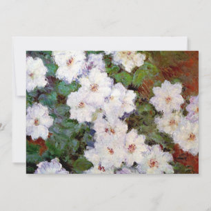 Clematis, 1887, målning av Monet, Kort