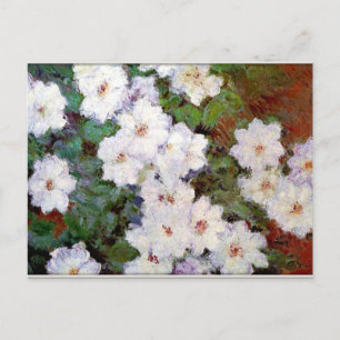 Clematis, 1887, målning av Monet, Vykort