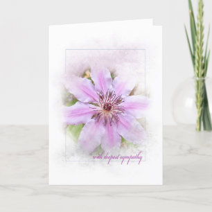Clematis blomsympati kort