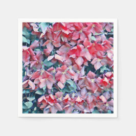 Clematis Flowers Pappersservett