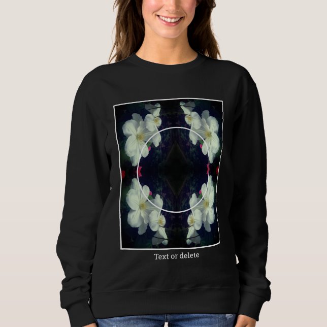 Clematis Flowers Ram Skapar ditt eget sällskapsfot T Shirt (Framsida)
