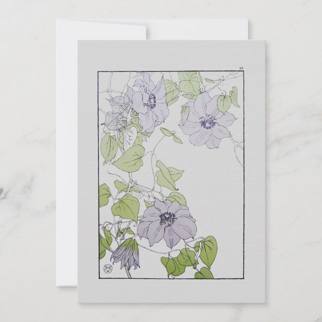 Clematis Julkort (Framsida)