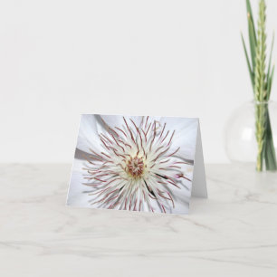 Clematis Notecard Kort