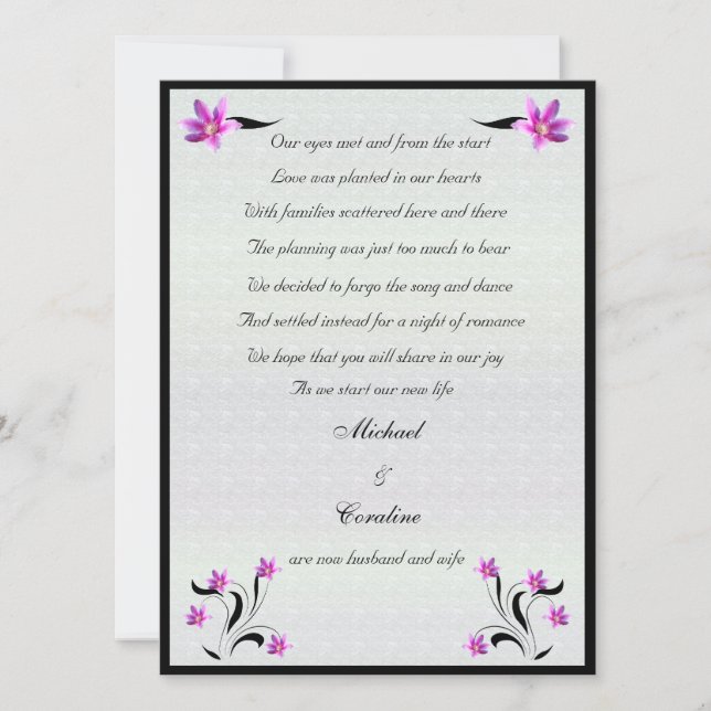 Clematis om utlysningen av valet i Stoney Väg Meddelande (Framsida)