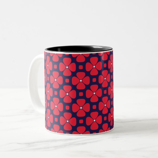 Clematis Två-Tonad Mugg (Framsida vänster)
