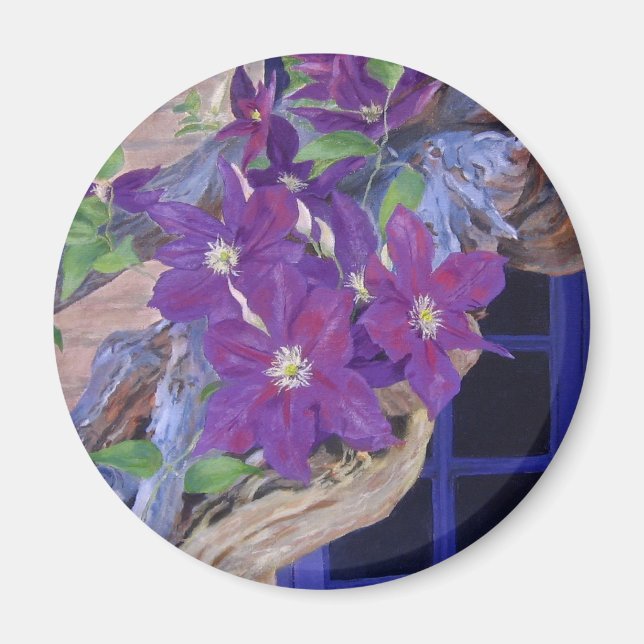 clematis vine magnet (Framsidan)
