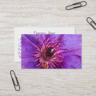CLEMATIS VISITKORT