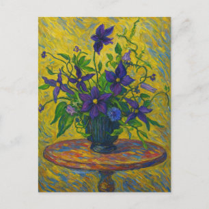 Clematis-vykort Vykort