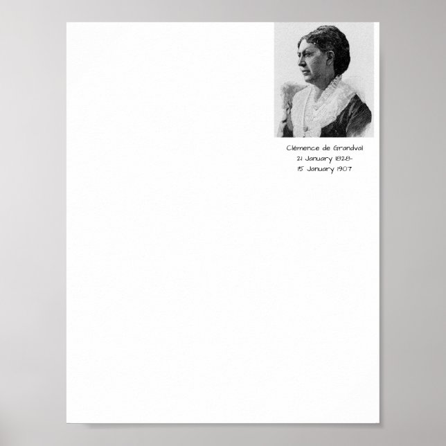 Clémence de Grandval Poster (Framsidan)