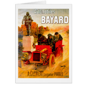 Clément-Bayard ~ Vintage Automobile Advertisement Hälsningskort