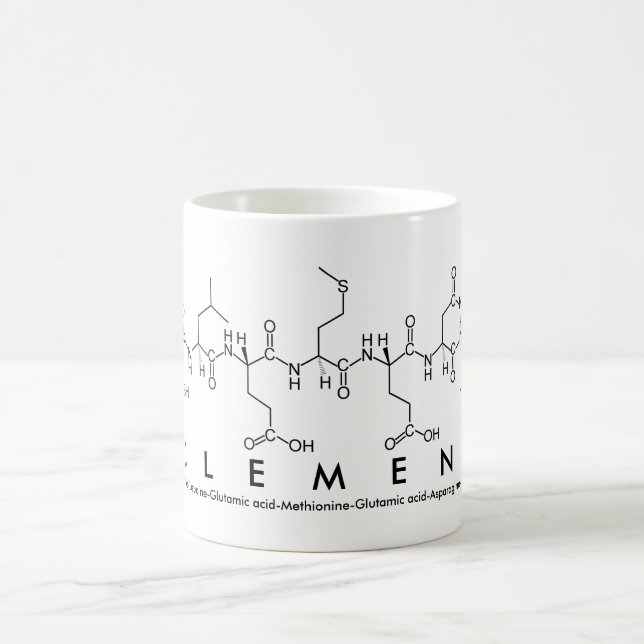 Clement peptide namn mugg (Center)