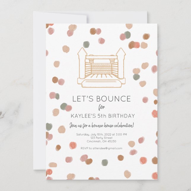 Clementine Bounhus Party Inbjudan (Framsida)