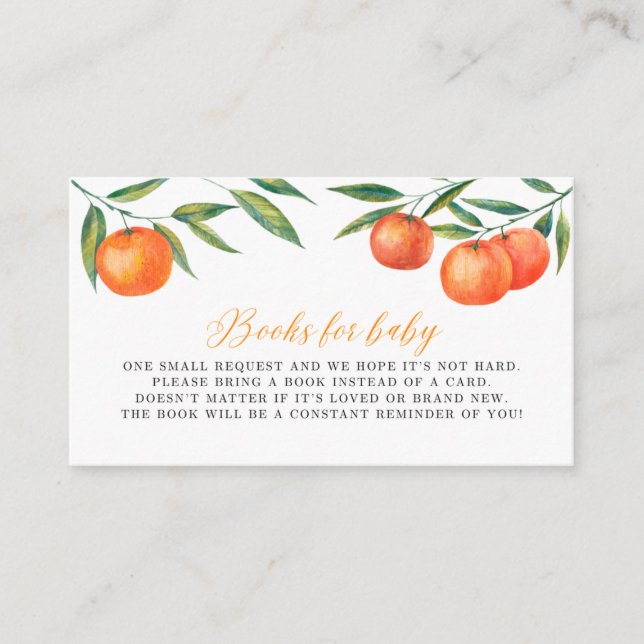 Clementine "Cutie" Bokar för babyskor Tilläggskort (Framsida)