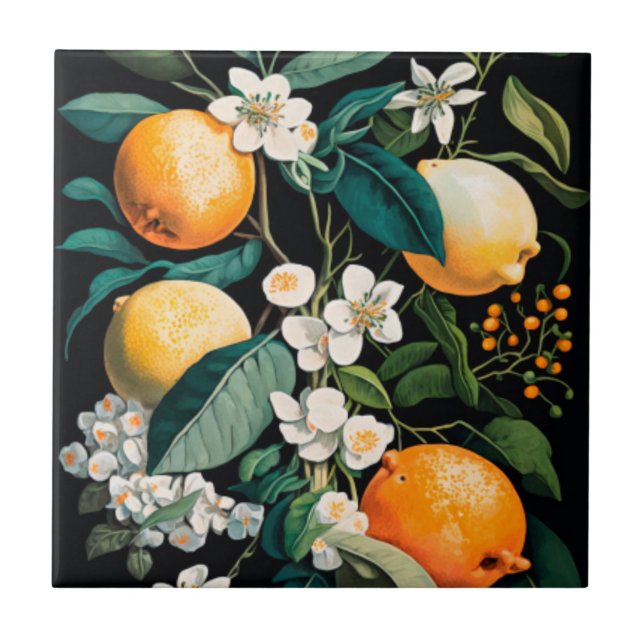 Clementine Mandarine Square Kakelplatta (Framsidan)