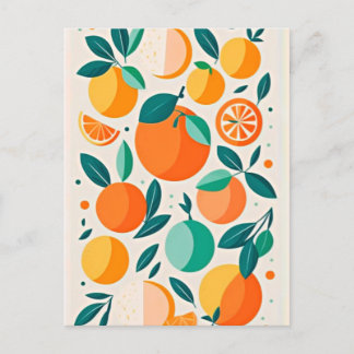 Clementine mandarine vykort