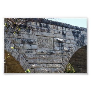 Clements Stone Arch Bridge, Kansas Fototryck