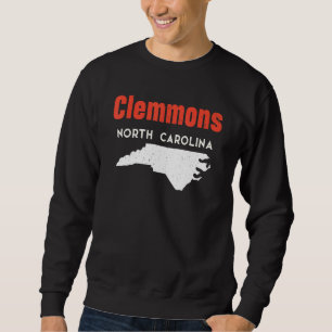 Clemmons North Carolina USA Stat Amerika Resa Lång Ärmad Tröja