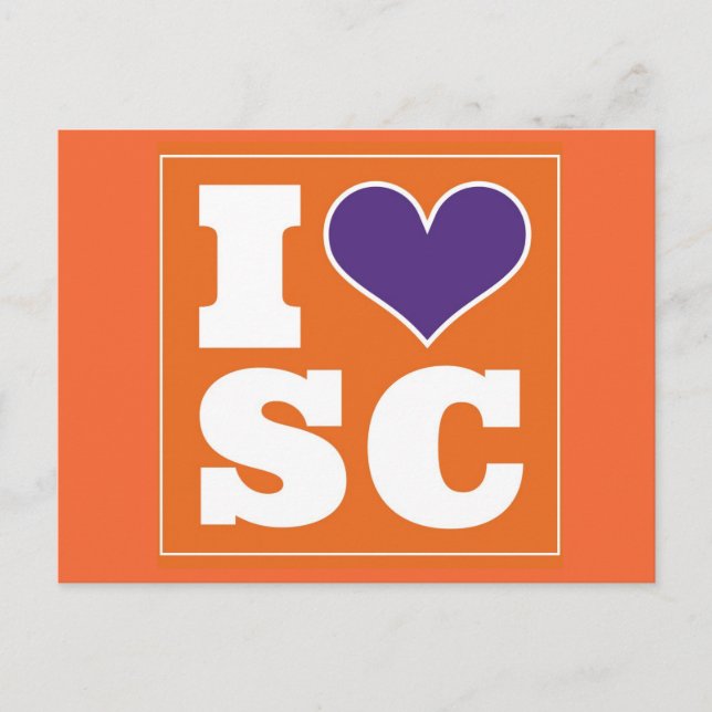 Clemson (SC) Uppställning Inbjudan (Framsida)