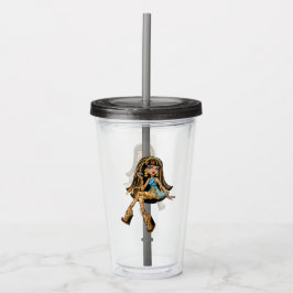 Cleo Acrylic Tumbler Take Away Mugg