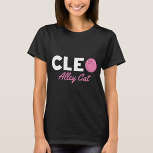Cleo Alley Cat Bowling T Shirt
